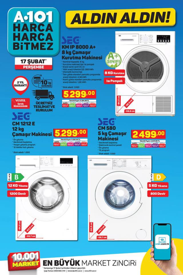 A101 aktüel ürünler kataloğu! 17 Şubat A101 bu hafta katalog ürünleri neler? A101'e gelecek ürünler ve A101 fiyat listesi!