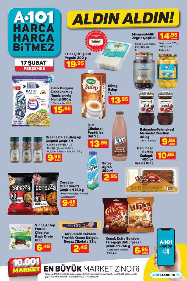 A101 aktüel ürünler kataloğu! 17 Şubat A101 bu hafta katalog ürünleri neler? A101'e gelecek ürünler ve A101 fiyat listesi!