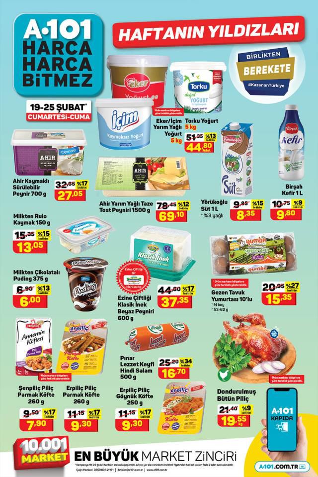 A101 hafta sonu indirimleri! 18-25 Şubat A101 haftanın yıldızları bu hafta hangi ürünler? A101'e gelecek ürünler ve A101 fiyat listesi!