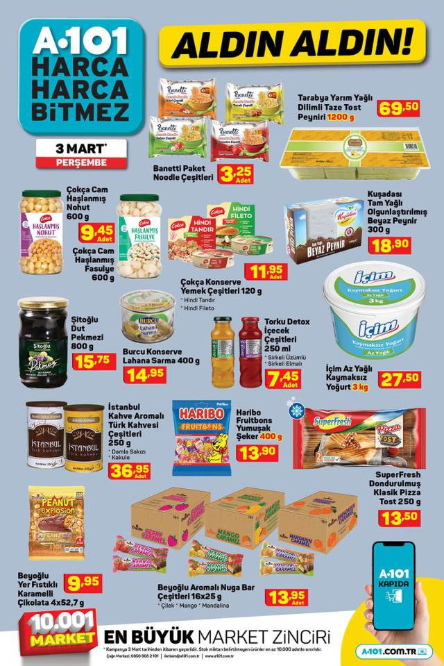 A101 aktüel ürünler kataloğu! 1 Mart A101 bu hafta katalog ürünleri neler? A101'e gelecek ürünler ve A101 fiyat listesi!