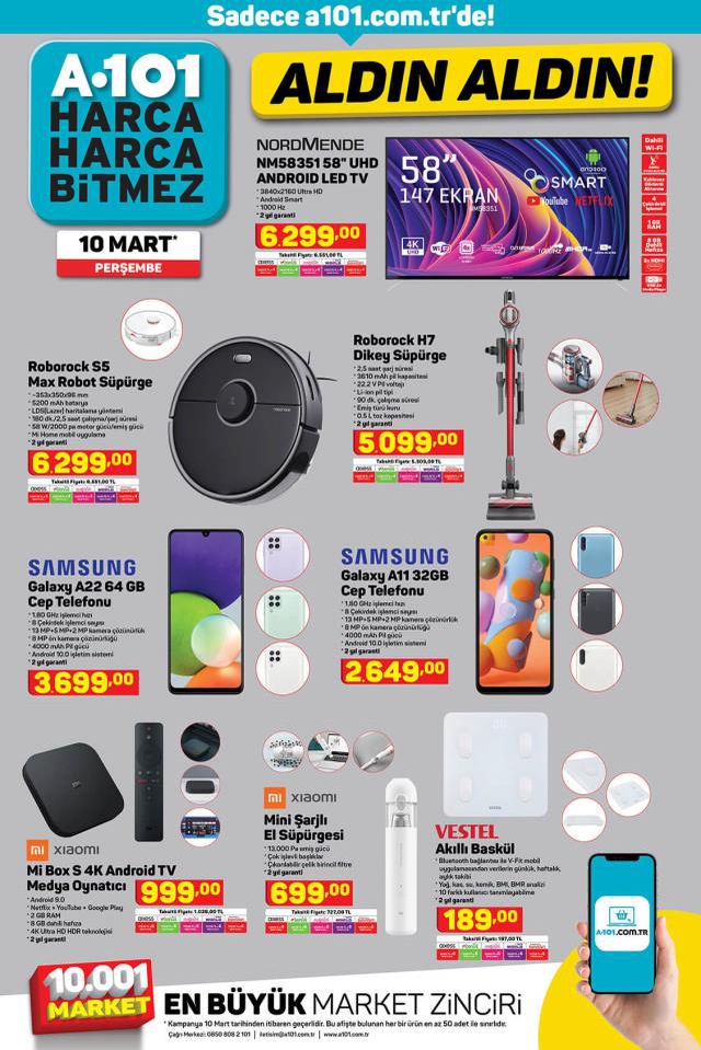 A101 aktüel ürünler kataloğu! 10 Mart A101 bu hafta katalog ürünleri neler? A101'e gelecek ürünler ve A101 fiyat listesi!