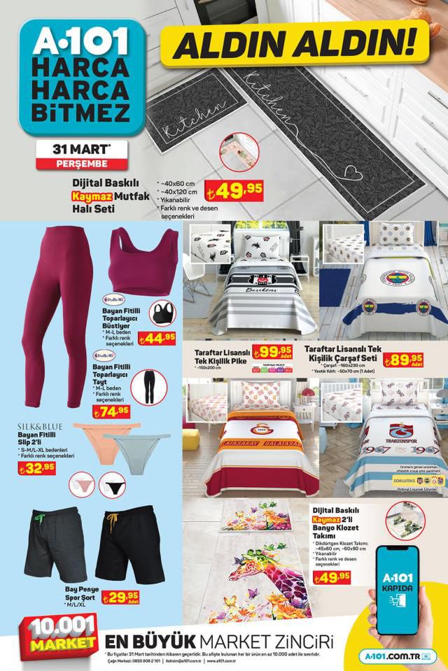 A101 aktüel ürünler kataloğu! 31 Mart A101 bu hafta katalog ürünleri neler? A101'e gelecek ürünler ve A101 fiyat listesi!