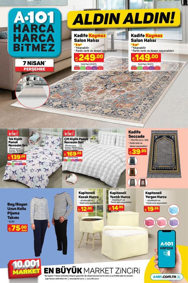A101 aktüel ürünler kataloğu! 7 Nisan A101 bu hafta katalog ürünleri neler? A101'e gelecek ürünler ve A101 fiyat listesi!