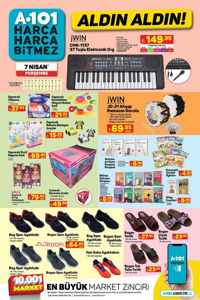 A101 aktüel ürünler kataloğu! 7 Nisan A101 bu hafta katalog ürünleri neler? A101'e gelecek ürünler ve A101 fiyat listesi!