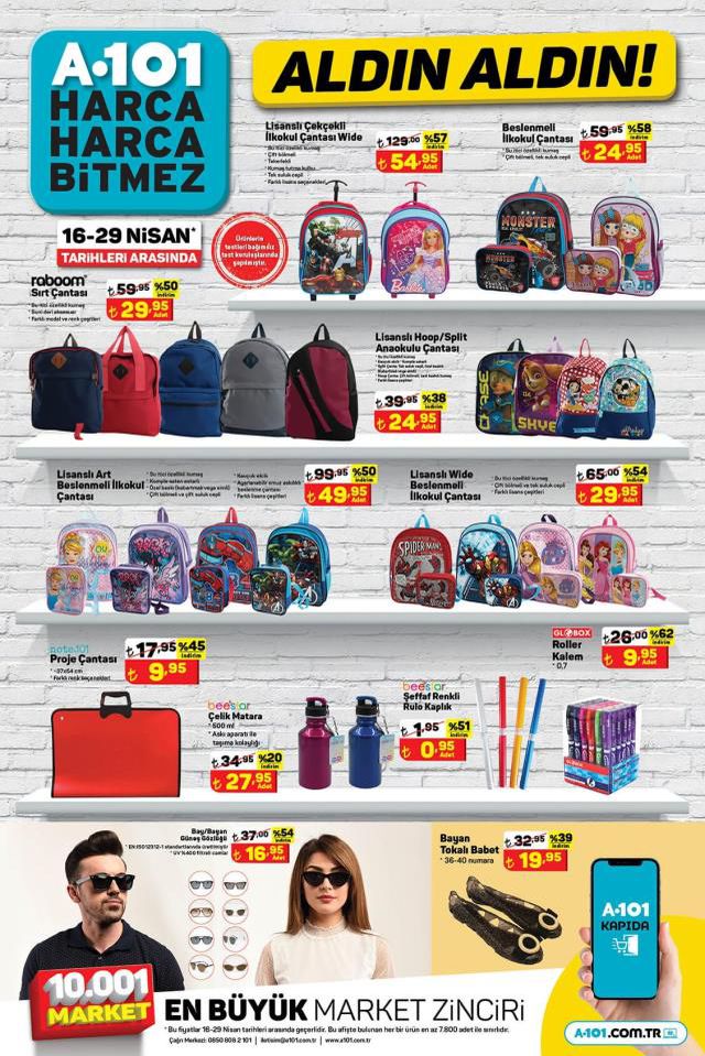 A101 aktüel ürünler kataloğu! 21 Nisan A101 bu hafta katalog ürünleri neler? A101'e gelecek ürünler ve A101 fiyat listesi!