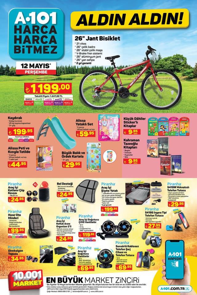A101 katalog bu hafta! 12 Mayıs A101 bu hafta katalog ürünleri neler? A101'e gelecek ürünler ve A101 fiyat listesi...