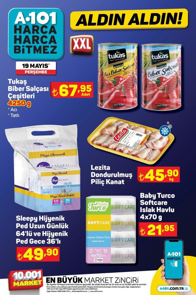19 Mayıs A101 kataloğu bu hafta! A101 bu hafta katalog ürünleri neler? A101'e gelecek ürünler ve A101 fiyat listesi...