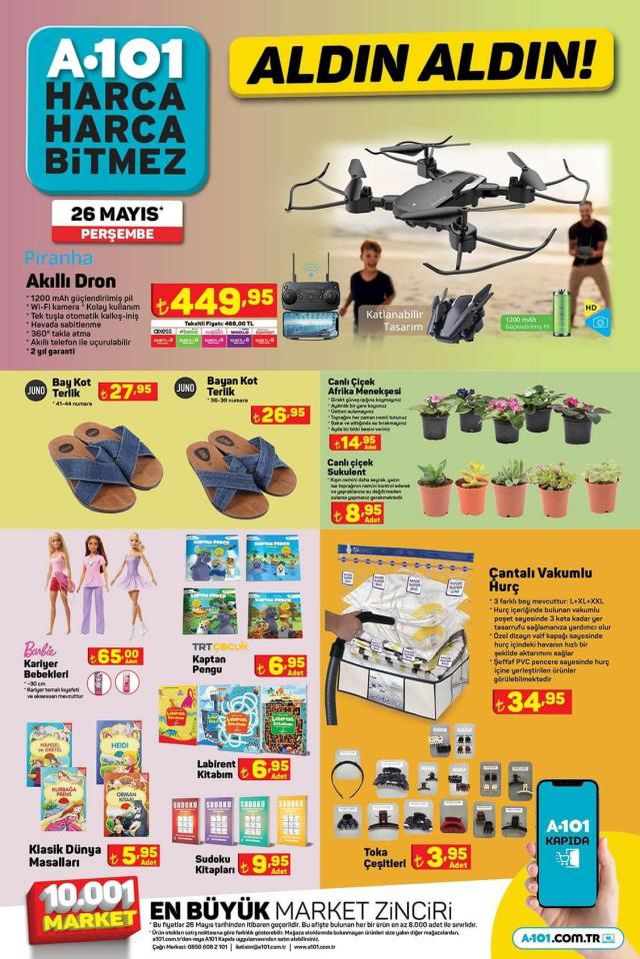 26 Mayıs A101 kataloğu: A101'e gelen ürünler! A101 bu hafta katalog ürünleri neler? A101'e gelecek ürünler ve A101 fiyat listesi...