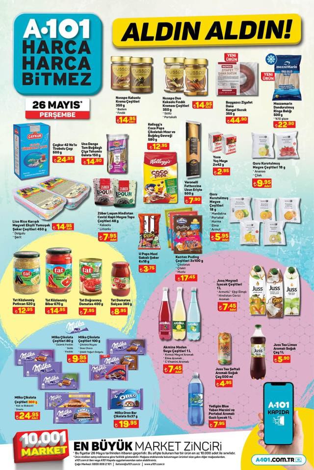 26 Mayıs A101 kataloğu: A101'e gelen ürünler! A101 bu hafta katalog ürünleri neler? A101'e gelecek ürünler ve A101 fiyat listesi...