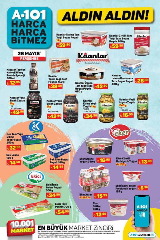 26 Mayıs A101 kataloğu: A101'e gelen ürünler! A101 bu hafta katalog ürünleri neler? A101'e gelecek ürünler ve A101 fiyat listesi...