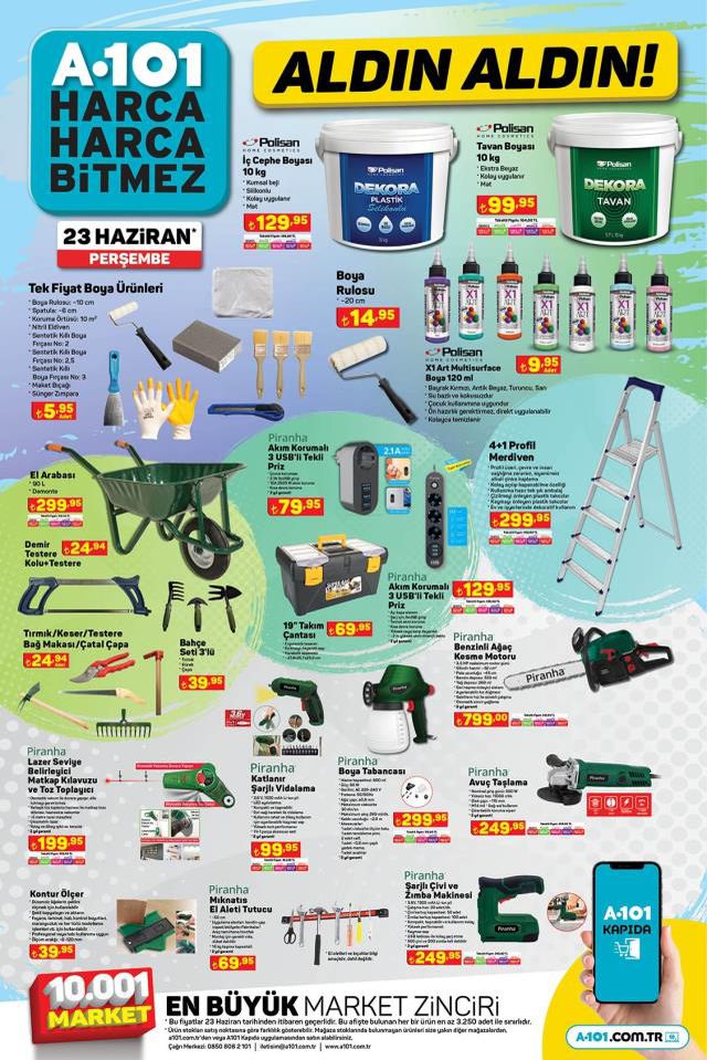 20 Haziran A101 kataloğu: A101'e gelen ürünler! A101 bu hafta katalog ürünleri neler? A101'e gelecek ürünler ve A101 fiyat listesi...