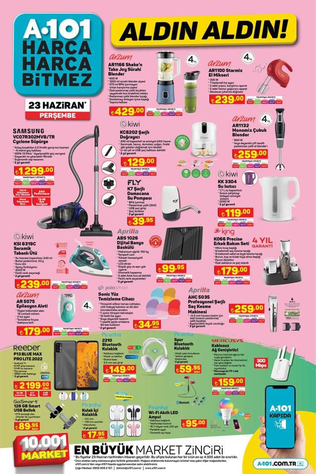 20 Haziran A101 kataloğu: A101'e gelen ürünler! A101 bu hafta katalog ürünleri neler? A101'e gelecek ürünler ve A101 fiyat listesi...