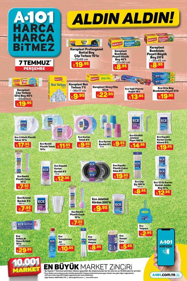 7 Temmuz A101 kataloğu: A101'e gelen ürünler! A101 bu hafta katalog ürünleri neler? A101'e gelecek ürünler ve A101 fiyat listesi...