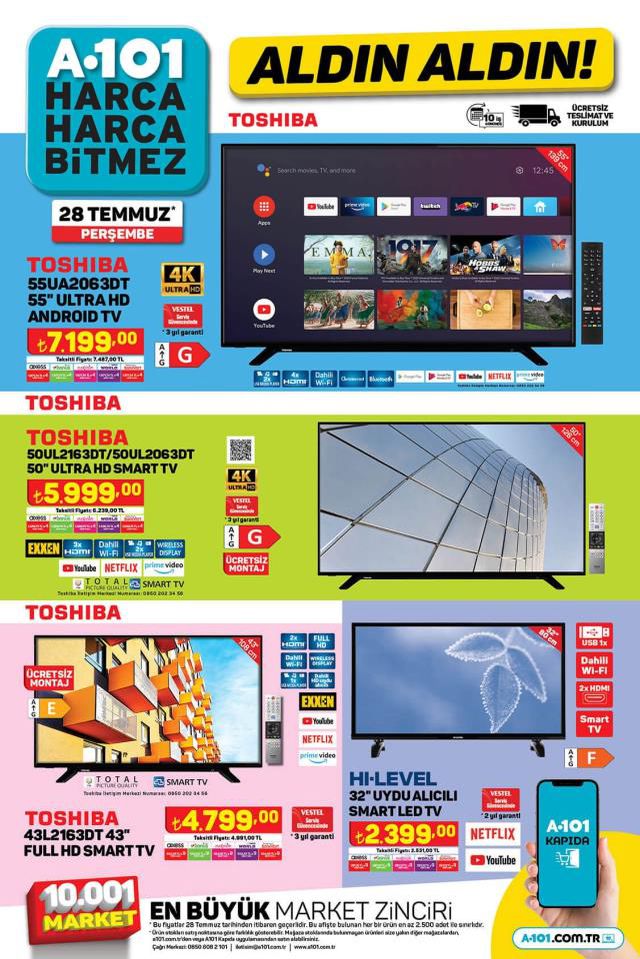 28 Temmuz A101 kataloğu: A101'e gelen ürünler! A101 bu hafta katalog ürünleri neler? A101'e gelecek ürünler ve A101 fiyat listesi!