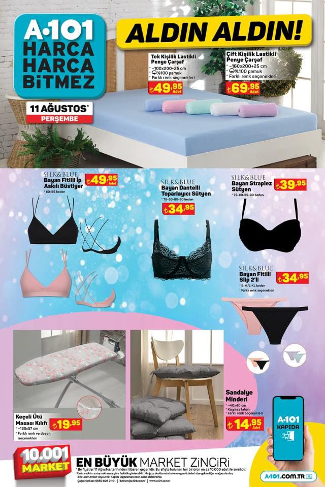 11 Ağustos A101 kataloğu: A101'e gelen ürünler! A101 bu hafta katalog ürünleri neler? A101'e gelecek ürünler ve A101 fiyat listesi!