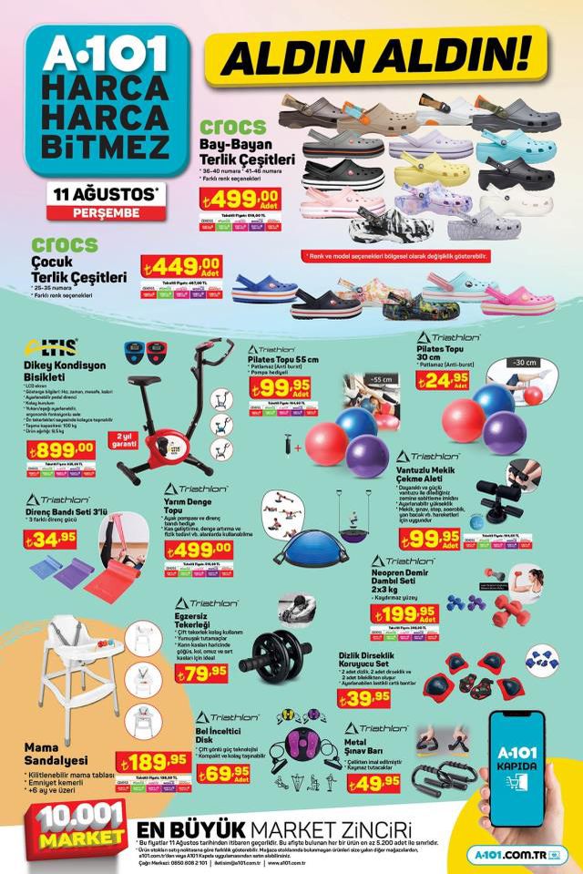 11 Ağustos A101 kataloğu: A101'e gelen ürünler! A101 bu hafta katalog ürünleri neler? A101'e gelecek ürünler ve A101 fiyat listesi!