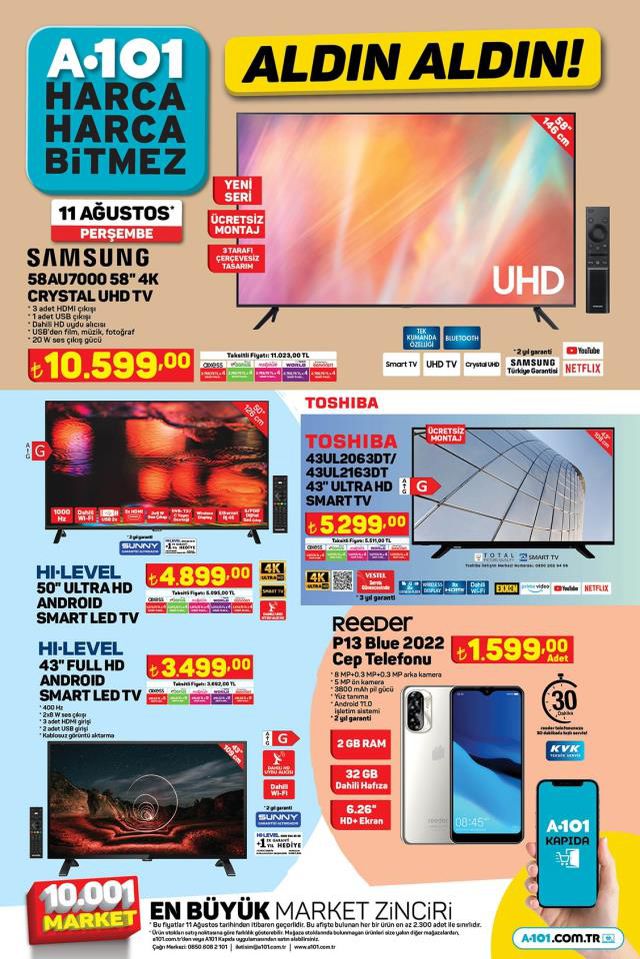11 Ağustos A101 kataloğu: A101'e gelen ürünler! A101 bu hafta katalog ürünleri neler? A101'e gelecek ürünler ve A101 fiyat listesi!