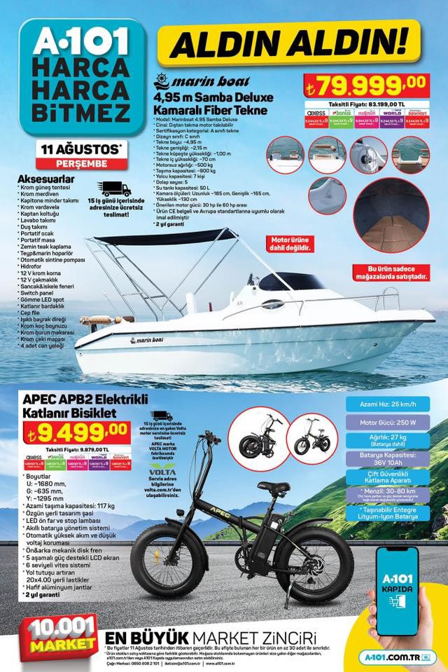 11 Ağustos A101 kataloğu: A101'e gelen ürünler! A101 bu hafta katalog ürünleri neler? A101'e gelecek ürünler ve A101 fiyat listesi!