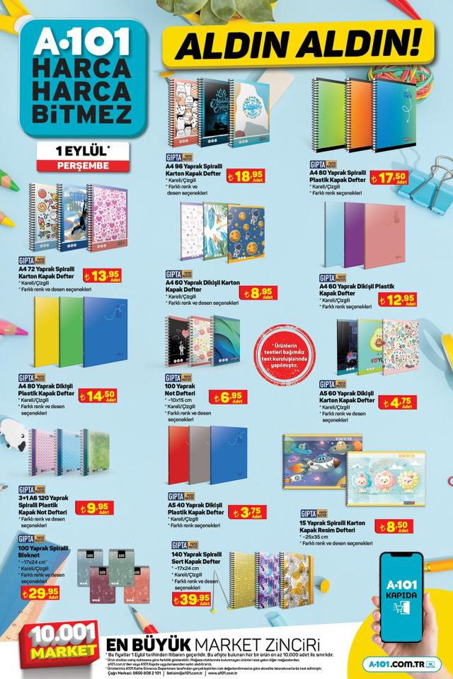 1 Eylül A101 kataloğu: A101'e gelen ürünler! A101 bu hafta katalog ürünleri neler? A101'e gelecek ürünler ve A101 fiyat listesi!