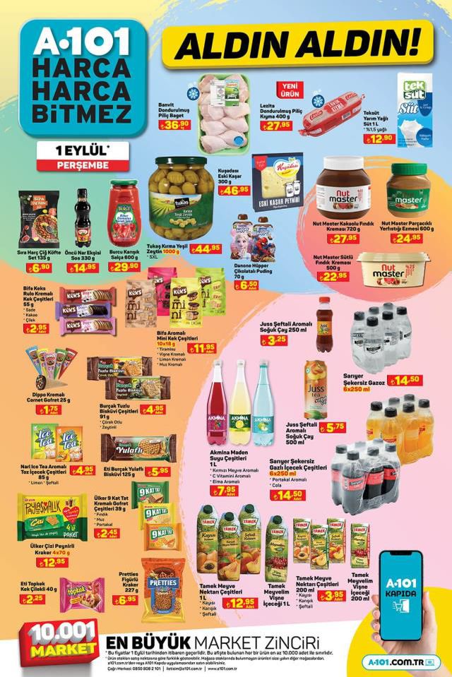 1 Eylül A101 kataloğu: A101'e gelen ürünler! A101 bu hafta katalog ürünleri neler? A101'e gelecek ürünler ve A101 fiyat listesi!