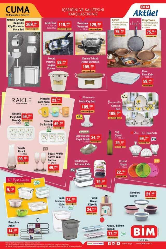 Bim'de bugün ne var? Bim'de hangi ürünler var? 30 Mart Perşembe Bugün Bim'e hangi aktüel ürünler gelecek?