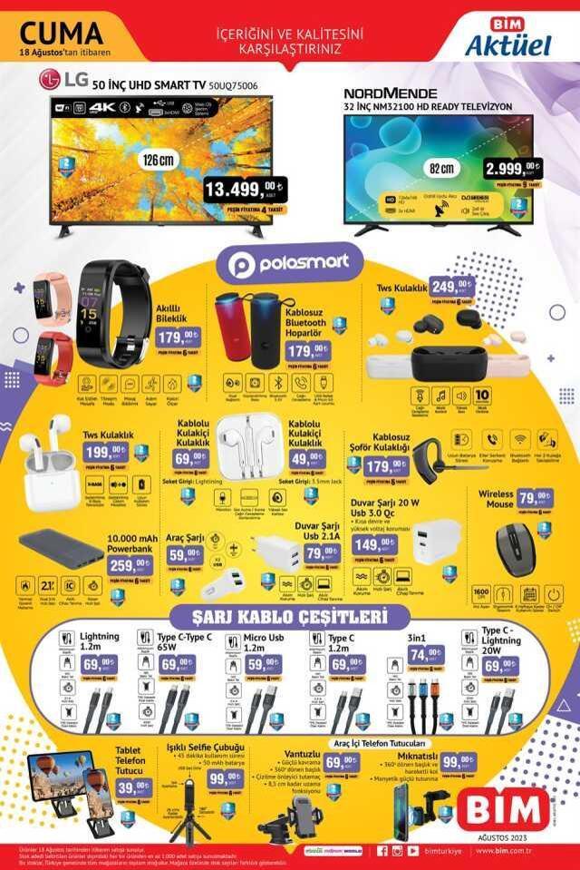 BİM AKTÜEL ÜRÜNLER: 17 Ağustos Bim aktüel ürünler kataloğu! Bugün Bim'e hangi aktüel ürünler gelecek?