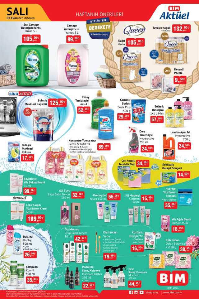 8 Ekim Bim Aktüel Ürünler Kataloğu Yayınlandı: Peluş Kılıflar, Kişisel Bakım Ürünleri ve Daha Fazlası!