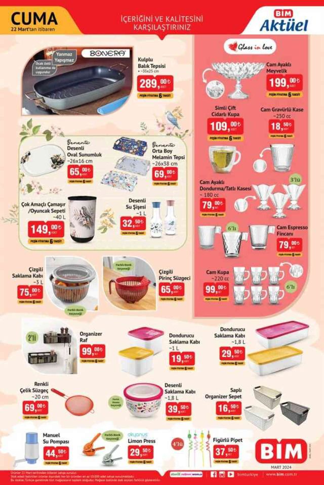 15 MART BİM AKTÜEL ÜRÜNLER KATALOĞU YAYINLANDI: Bu hafta neler var? Bu hafta BİM'e hangi ürünler geldi?