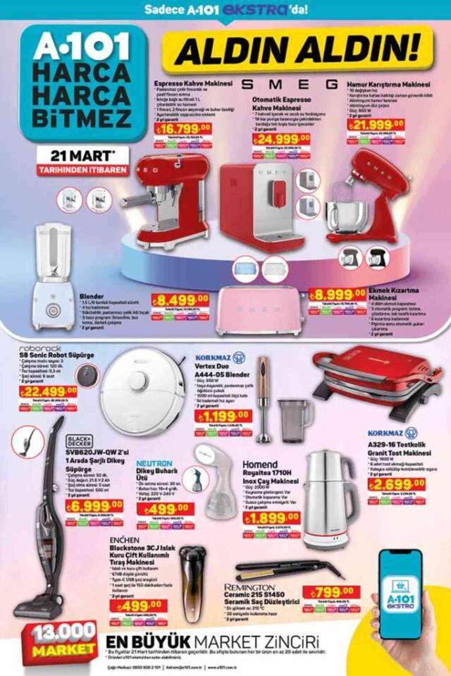 A101 AKTÜEL (21 MART) KATALOĞU | A101 kataloğunda neler var?