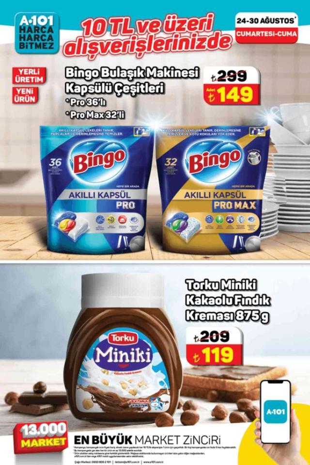 A101 AKTÜEL KATALOĞU 24- 30 AĞUSTOS A101'e gelen ürünler! A101 bu hafta katalog ürünleri neler? A101 fiyat listesi!