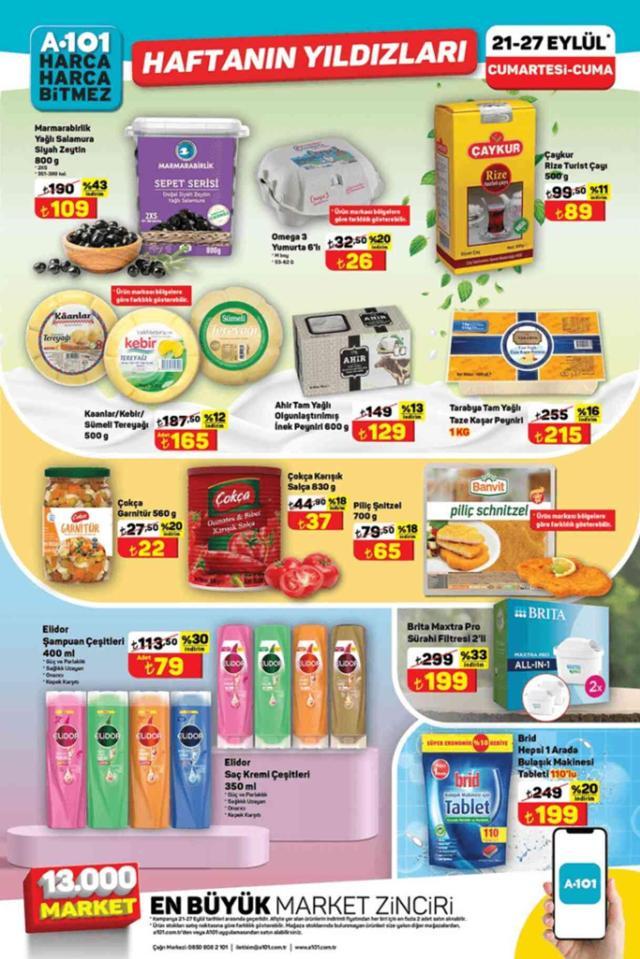 A101 AKTÜEL KATALOĞU 21- 27 EYLÜL A101'e gelen ürünler! A101 bu hafta katalog ürünleri neler?