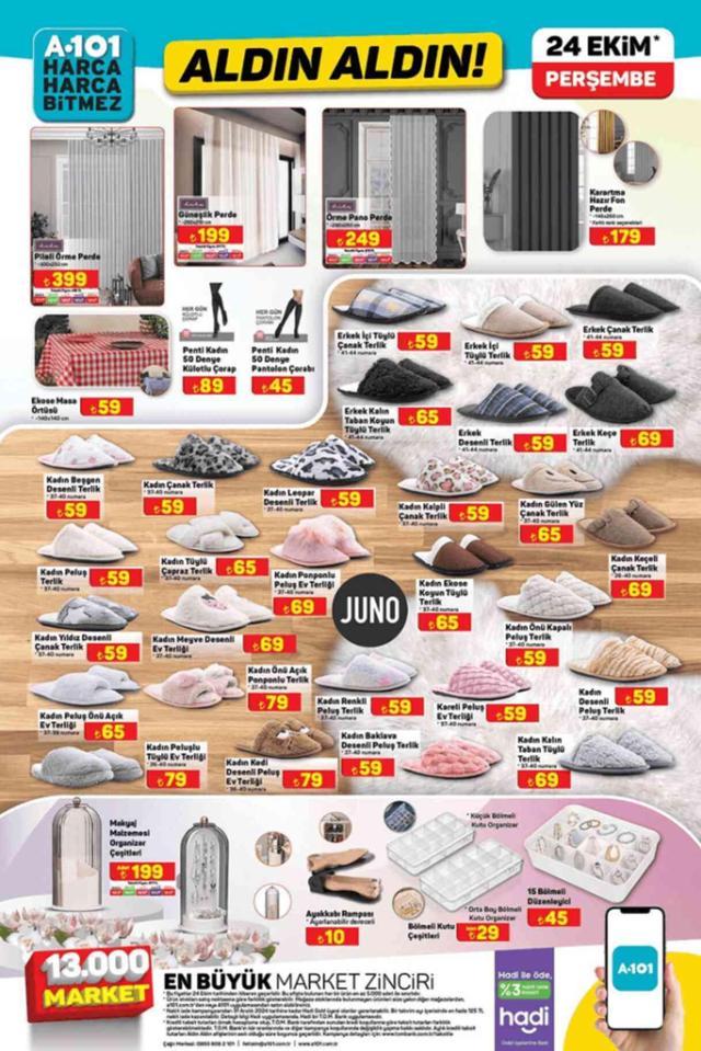 A101 24 EKİM 2024 KATALOĞU A101'e gelen ürünler! A101 bu hafta katalog ürünleri neler? A101'de hangi ürünler olacak?