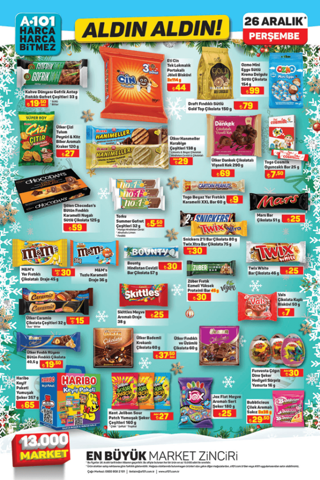 A101 26 ARALIK AKTÜEL KATALOĞU | 26 Aralık A101 aktüel ürünler neler? A101'e bu hafta hangi ürünler geliyor?