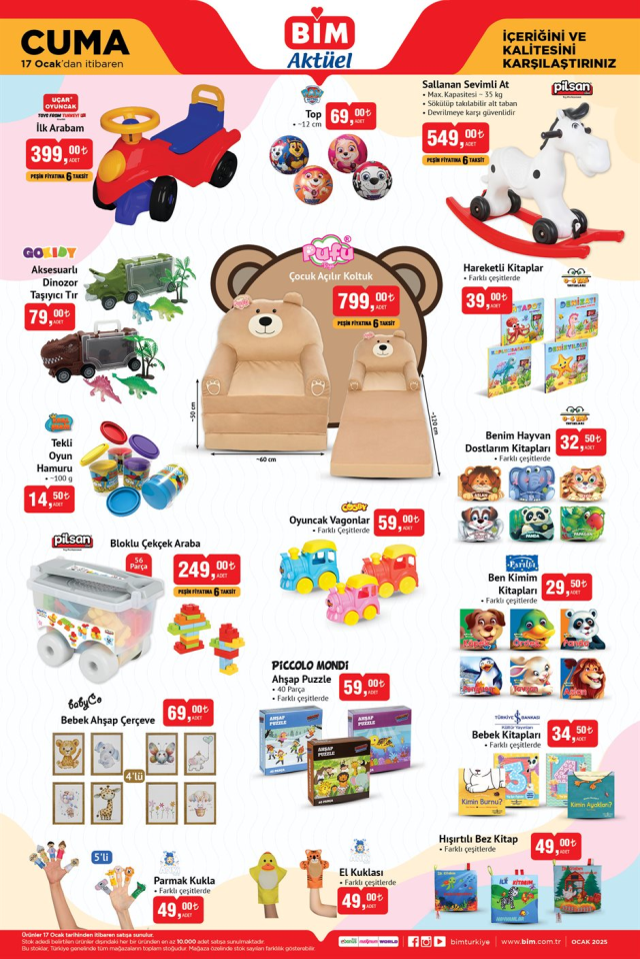 17 OCAK BİM KATALOĞU 2025 | BİM AKTÜEL kataloğunda neler var? Bugün BİM'de hangi ürünler olacak?