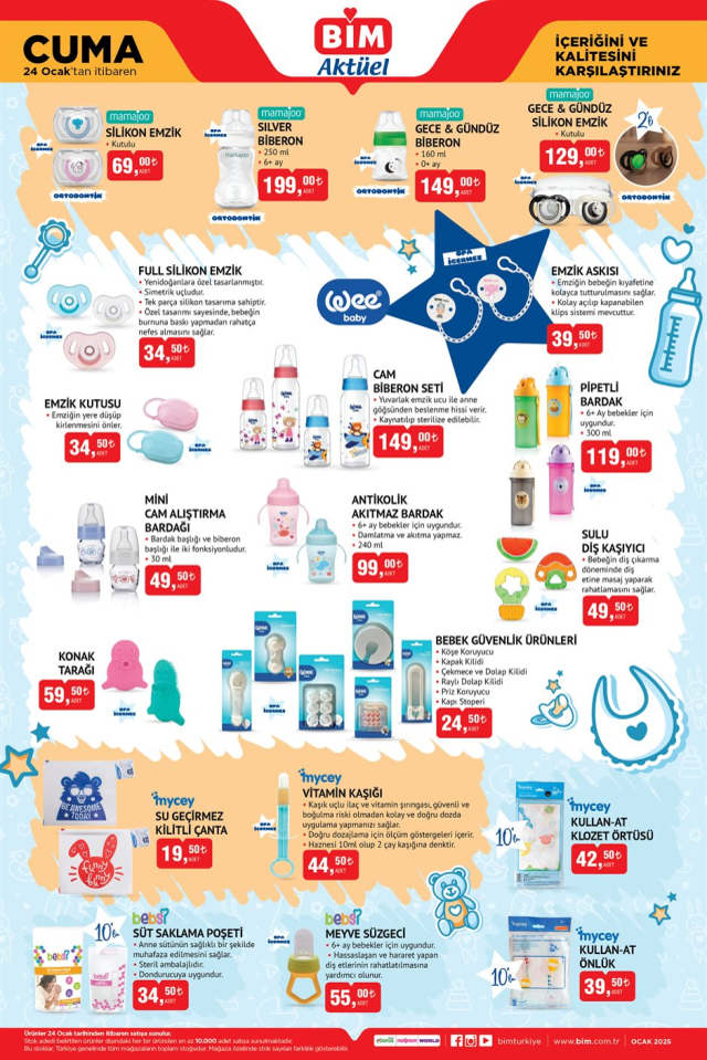 BİM Aktüel 24 Ocak 2025 | BİM AKTÜEL kataloğunda neler var? Bugün BİM'de hangi ürünler olacak?
