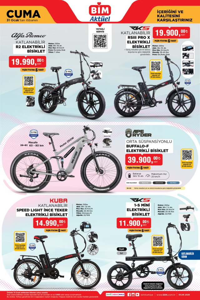 31 Ocak BİM kataloğu 2025! Bu hafta BİM kataloğunda hangi ürünler var?