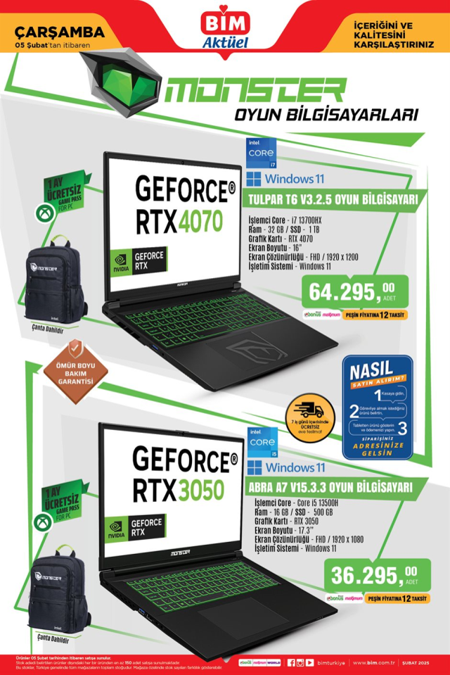 BİM AKTÜEL 5 ŞUBAT | BİM 5 Şubat aktüel kataloğu belli oldu mu? BİM'de hangi indirimli ürünler var?