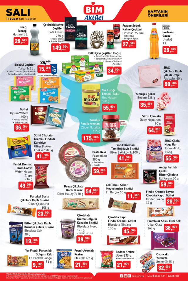 11 Şubat BİM kataloğu 2025! BİM'de bugün hangi ürünler var?