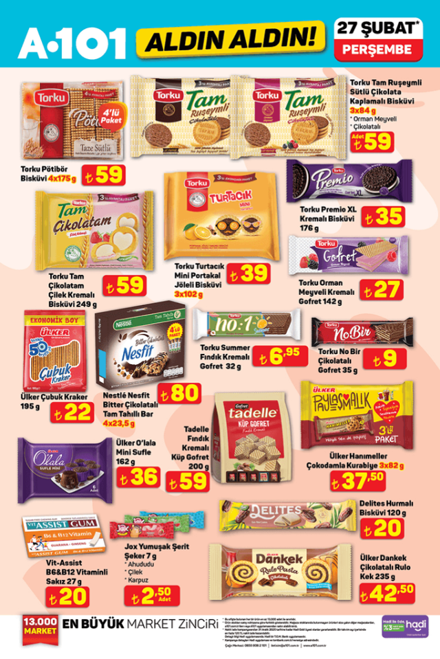 A101 27 ŞUBAT AKTÜEL KATALOĞU A 101'e hangi ürünler gelecek? A101 27 Şubat Perşembe indirimli ürünler listesi!