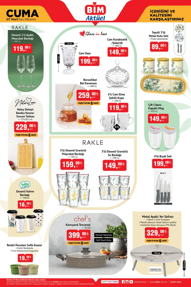 7 MART BİM 2025 KATALOĞU BİM'de indirimli ürünler neler? 7 Mart Cuma Bim'e hangi ürünler gelecek?