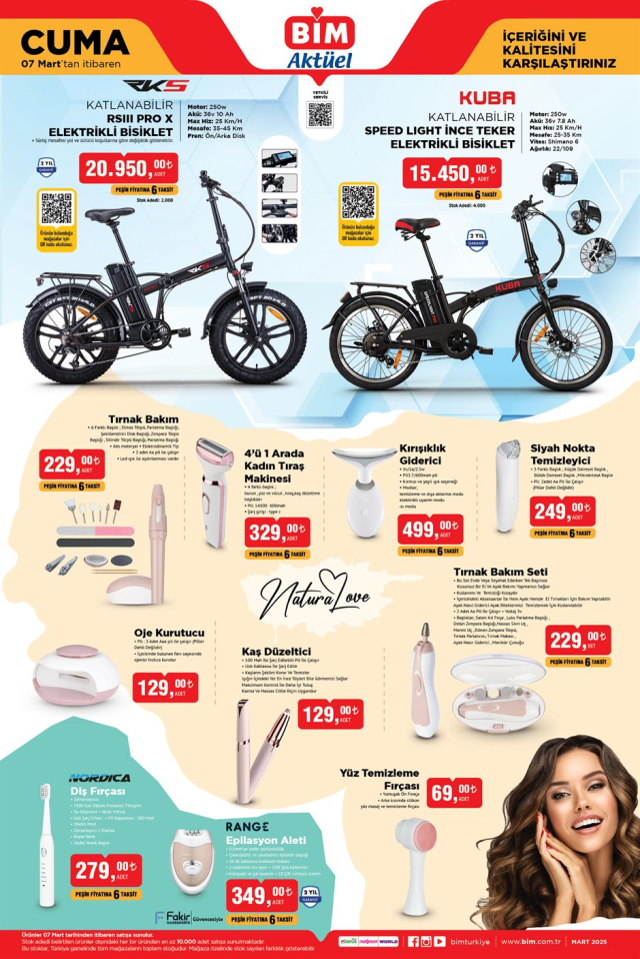 7 MART BİM 2025 KATALOĞU BİM'de indirimli ürünler neler? 7 Mart Cuma Bim'e hangi ürünler gelecek?