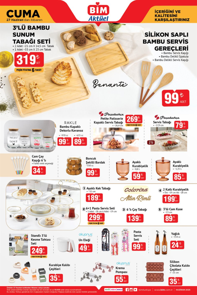 BİM 27 HAZİRAN AKTÜEL KATALOĞU || BİM 27 Haziran Cuma aktüel ürünleri neler? BİM kataloğunda hangi ürünler var?