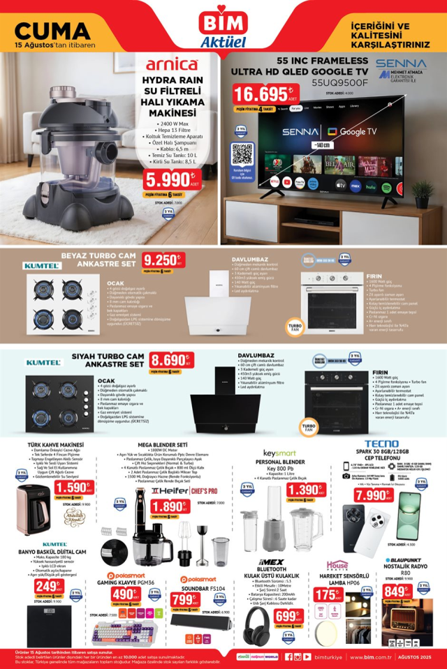 BİM 12-15 AĞUSTOS KATALOĞU || Bu hafta BİM'e hangi ürünler gelecek? Stanley Termos geliyor!