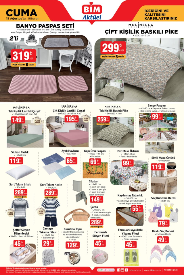 BİM 12-15 AĞUSTOS KATALOĞU || Bu hafta BİM'e hangi ürünler gelecek? Stanley Termos geliyor!