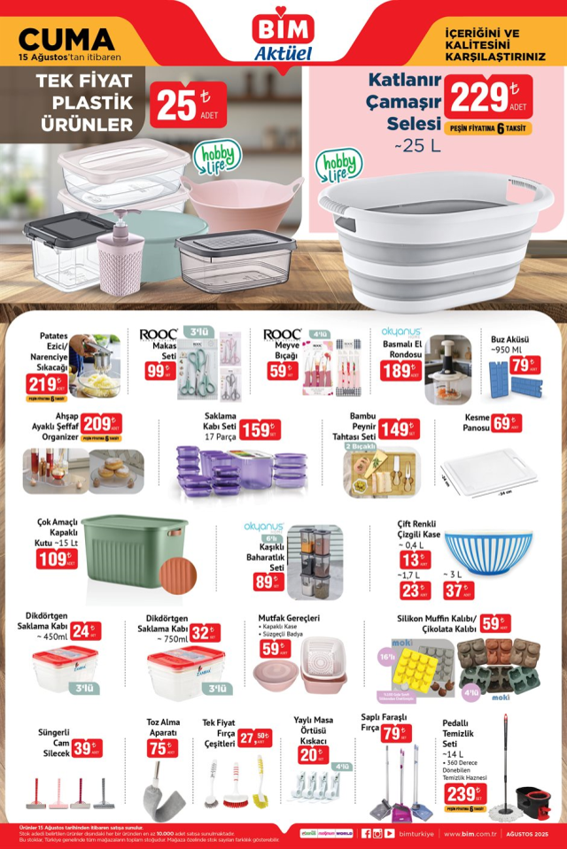 BİM 12-15 AĞUSTOS KATALOĞU || Bu hafta BİM'e hangi ürünler gelecek? Stanley Termos geliyor!