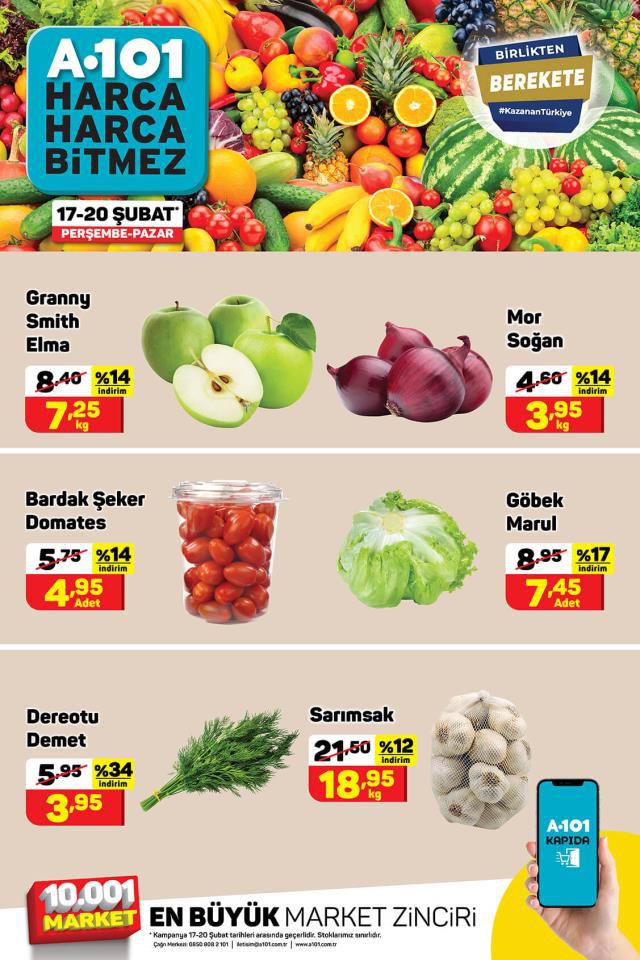 A101 hafta sonu indirimleri! 18-25 Şubat A101 haftanın yıldızları bu hafta hangi ürünler? A101'e gelecek ürünler ve A101 fiyat listesi!