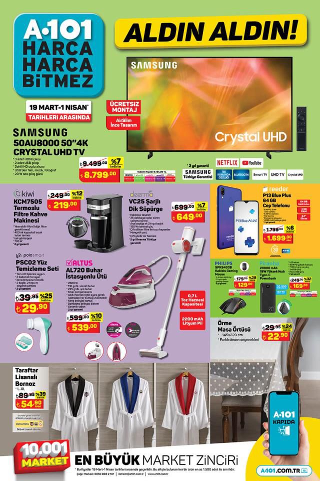 A101 aktüel ürünler kataloğu! 24 Mart A101 bu hafta katalog ürünleri neler? A101'e gelecek ürünler ve A101 fiyat listesi!