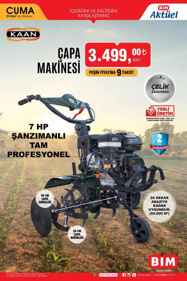 BİM aktüel ürünler kataloğu yayınlandı! 25 Mart Cuma BİM bu hafta katalog ürünleri neler? BİM'e gelecek ürünler ve BİM fiyat listesi!