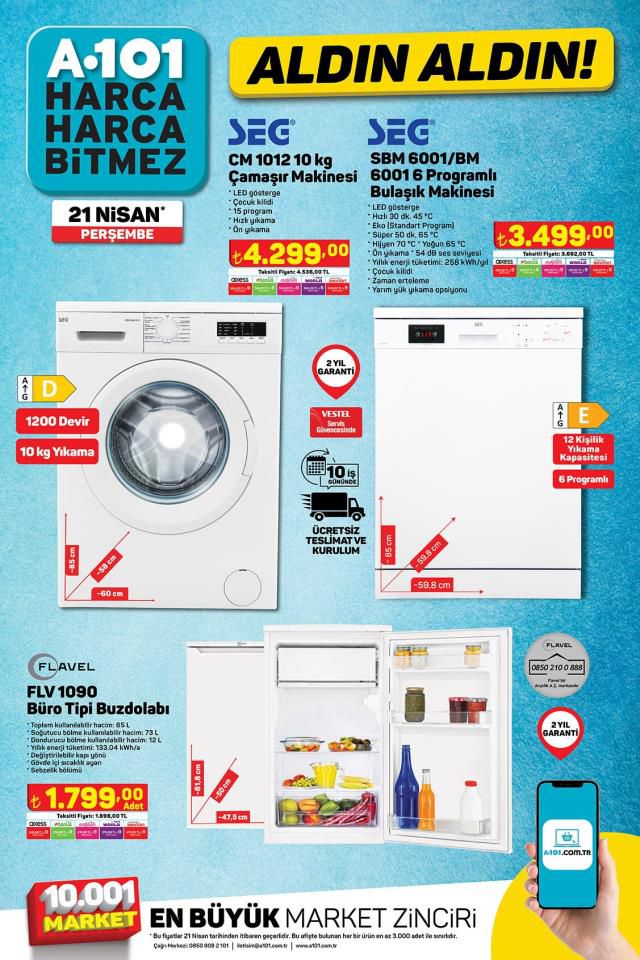 A101 aktüel ürünler kataloğu! 21 Nisan A101 bu hafta katalog ürünleri neler? A101'e gelecek ürünler ve A101 fiyat listesi!