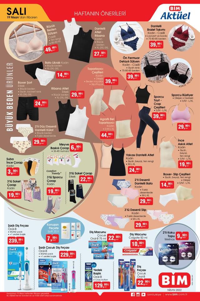BİM aktüel ürünler kataloğu yayınlandı! 19 Nisan Salı BİM bu hafta katalog ürünleri neler? BİM'e gelecek ürünler ve BİM fiyat listesi!